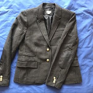 J.Crew wool blazer Houndstooth